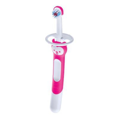 Escova de Dente Infantil MAM Training Brush Rosa 1 unidade
